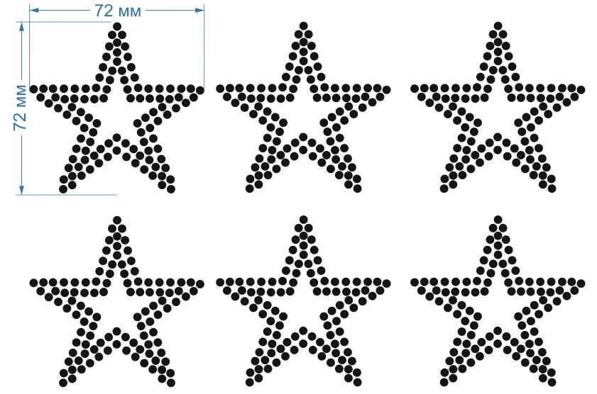 CorelDRAW Справка | Рисование многоугольников и звезд