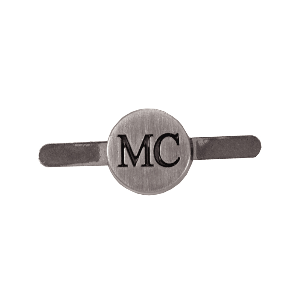 Краб металл MC, 0,8*0,8см, сатин блек никель, шт. Крабы Металл Надписи, Буквы