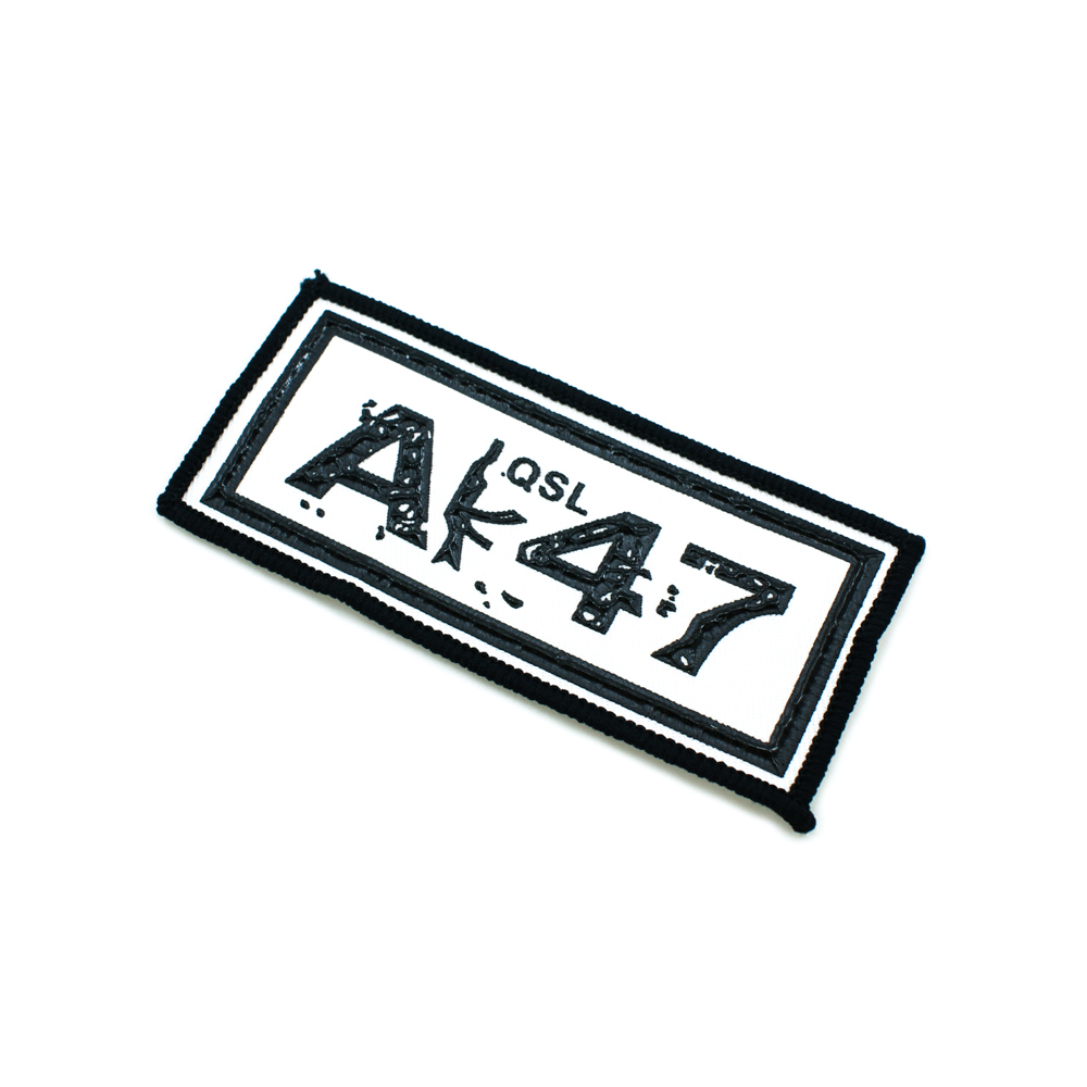 Нашивка тканевая AK 47 QSL код товара 43668 - Нашивка Вышивка, Ткань